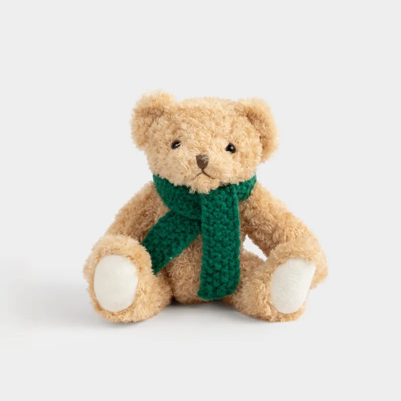 Игрушка, 25 см, мягкая, с подвижными лапами, полиэстер, коричневая, Мишка, Bear