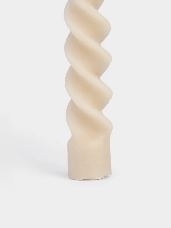 Свеча, 20 см, тонкая, Спираль, Spiral shape, image-2