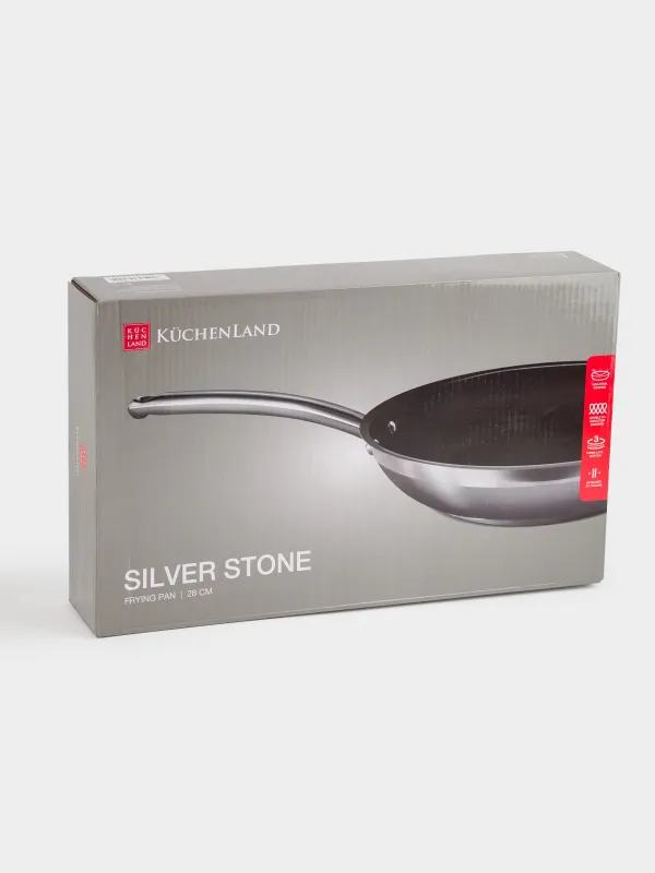 Сковорода, 28 см, с покрытием, Silver Stone, image-8