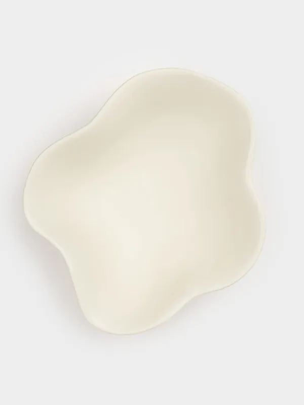 Салатник, 15х6 см, 250 мл, керамика, молочный, Винтажные цветы, La flore, image-3