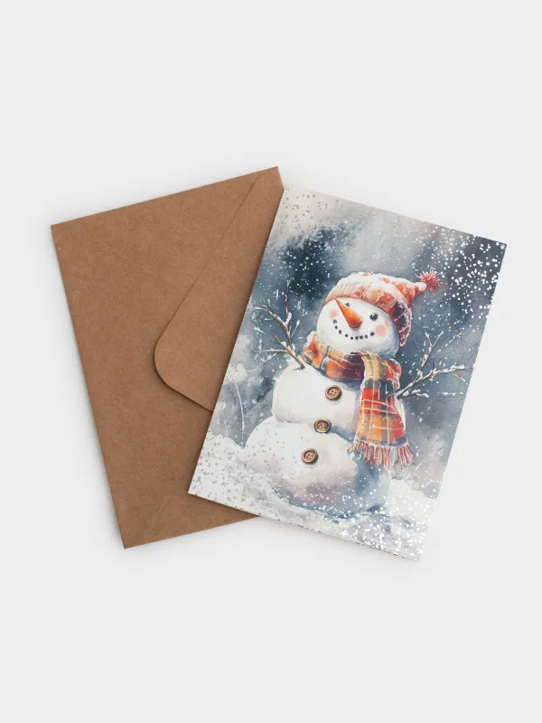 Открытка подарочная, 12х17 см, бумага, Snowy, image-5