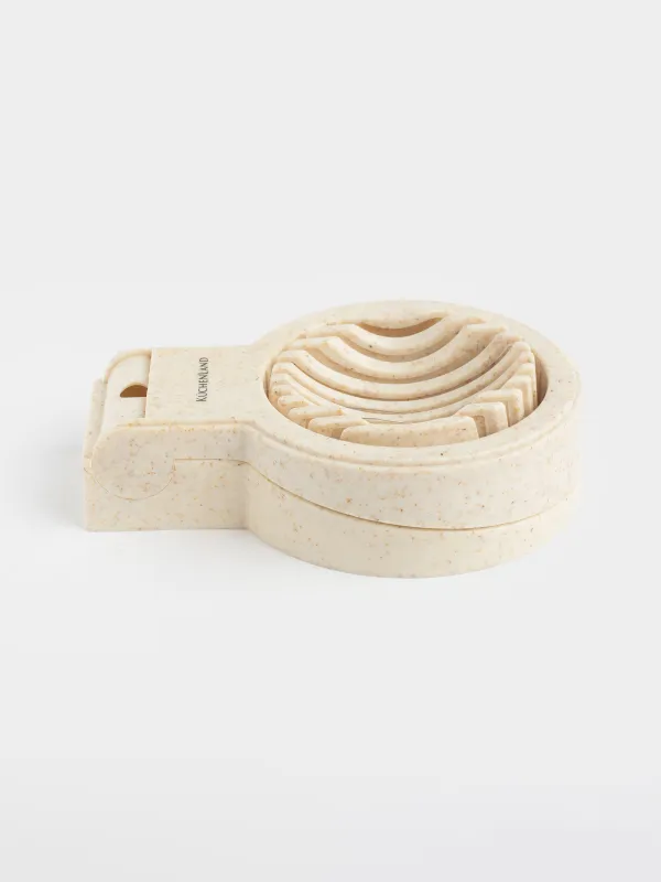 Яйцерезка, 12 см, сталь/пластик, бежевая, в крапинку, Soft speckled, image-7