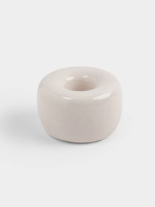 Подставка для зубной щетки, 3 см, фарфор P, молочная, Minito, image-0