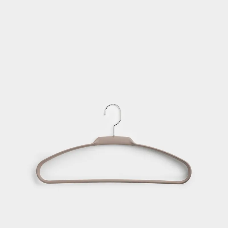 Вешалка-плечики, 45 см, для пиджаков и верхней одежды, пластик, мокко, Good house