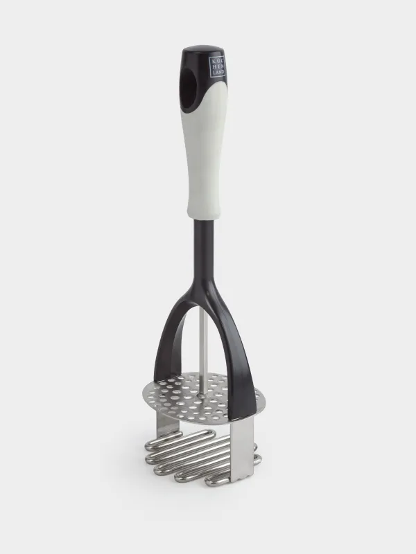 Пресс для пюре, 28 см, сталь/пластик, серый, Grinding, image-1