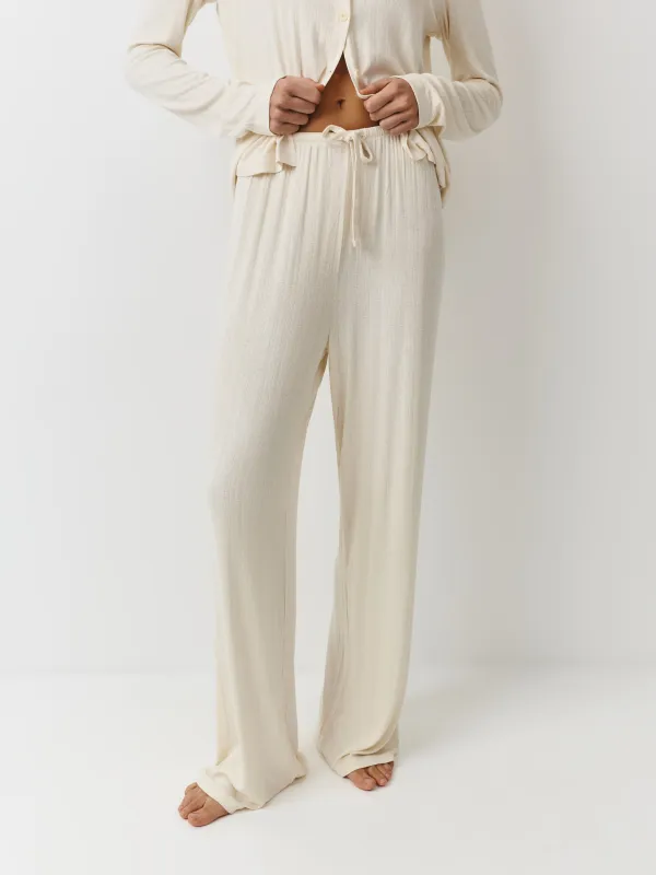 Брюки женские, домашние, желтые, Dirona, image-1