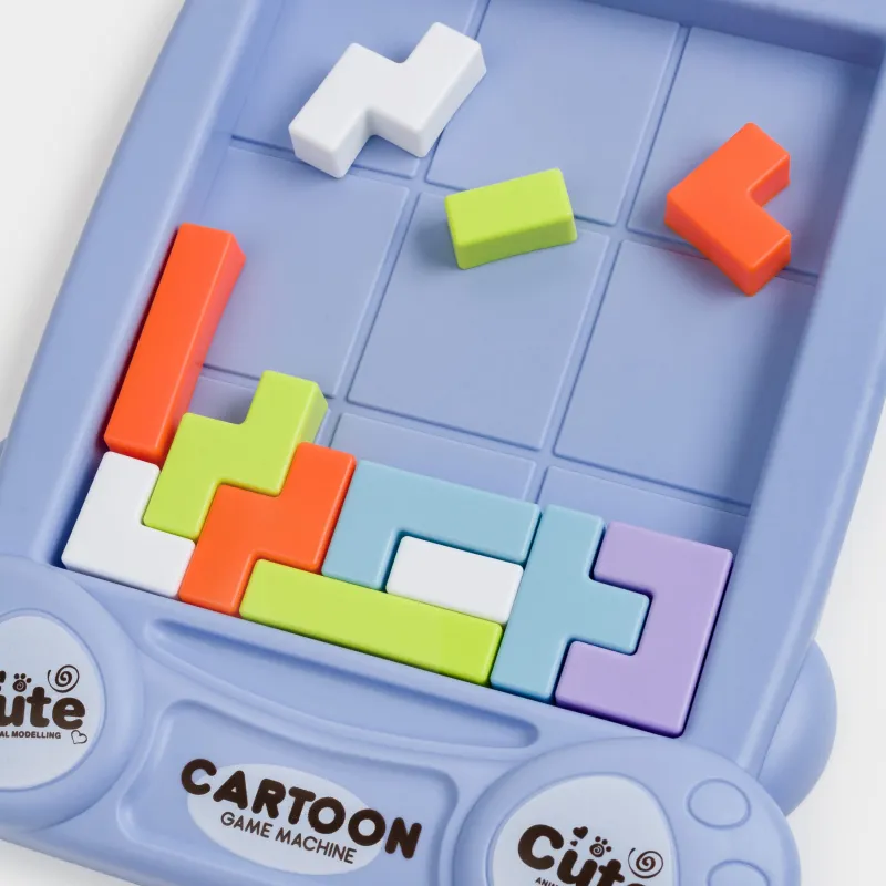 Игра-головоломка, 19 см, развивающая, пластик, синяя, Мишка, Bear, image-3