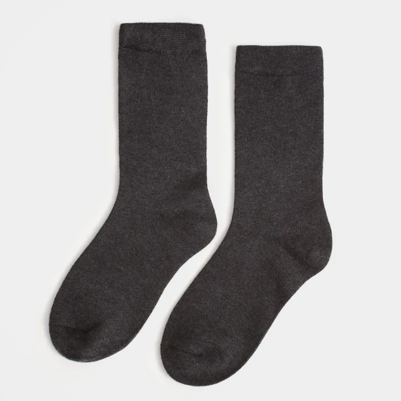 Носки с добавлением шерсти, графитовые, Density warm