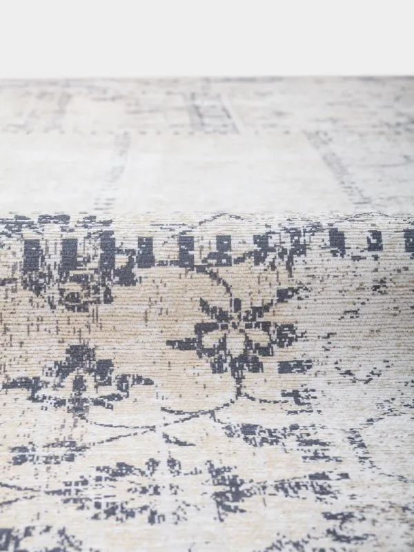 Ковер, 150х210 см, шенилл/хлопок, бежево-коричневый, принт Пэчворк, Cave, image-3