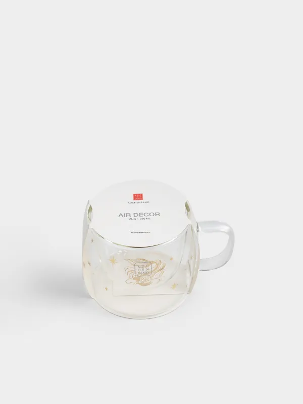 Кружка, 360 мл, стекло Б, Рыба со звездами, Air decor, image-4