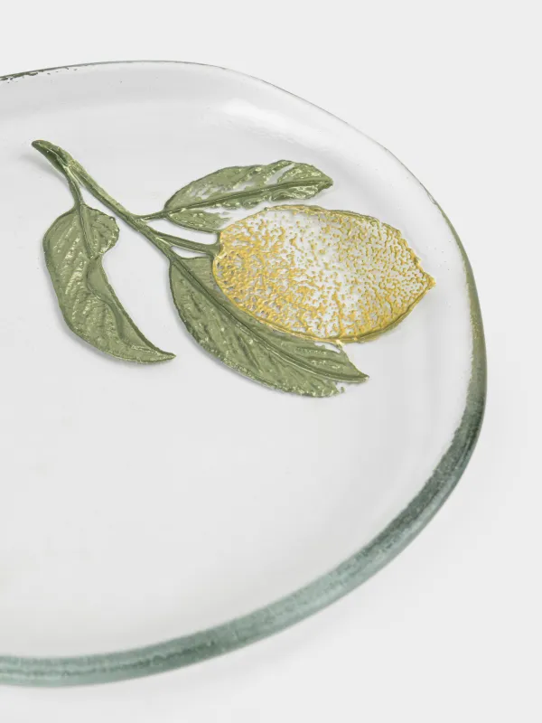 Блюдо, 15х2 см, стекло, Лимоны, Sicilian lemon, image-4