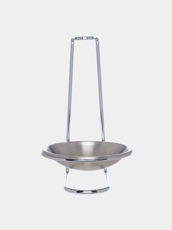 Подставка под половник/ложку, 18 см, с ручкой, сталь, Egoist, image-1