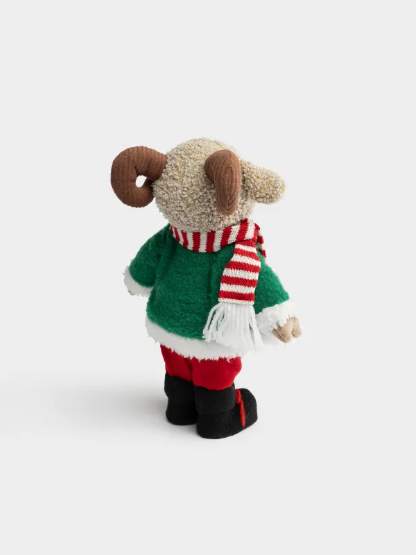 Изделие декоративное, 33 см, Баран в куртке, Cute sheep, image-4