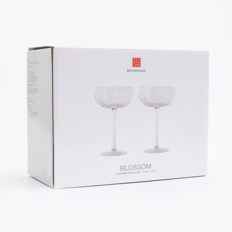 Бокал-креманка для шампанского, 310 мл, 2 шт, стекло, Blossom R, image-7