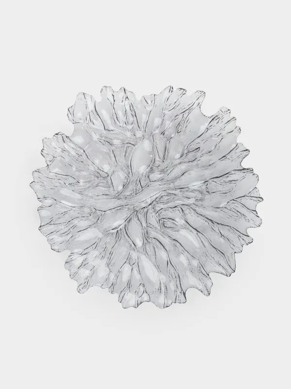 Блюдо, 29х3 см, стекло, серое, Pion color, image-0