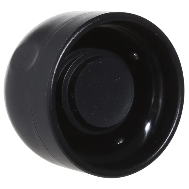 Пробка для бутылки шампанского, 4 см, с запорным механизмом, пластик, черная, Купол, Bar, image-1