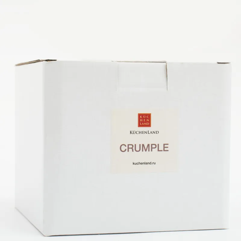 Кружка, 400 мл, фарфор P, с золотистым кантом, Мятый эффект, Crumple gold, image-5