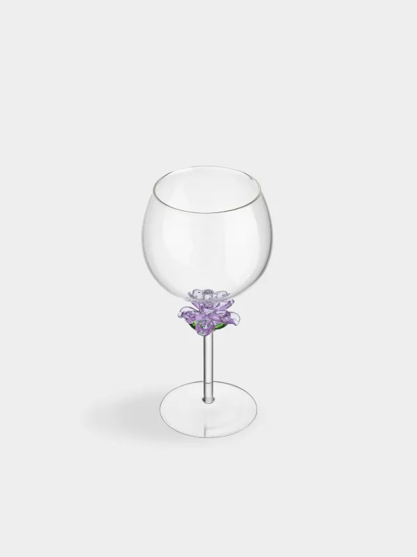 Бокал для вина, 450 мл, стекло, Цветок, Shape, image-2