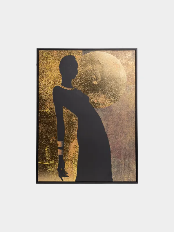 Картина в раме, 75х100 см, Девушка в украшениях, Abstract, image-1
