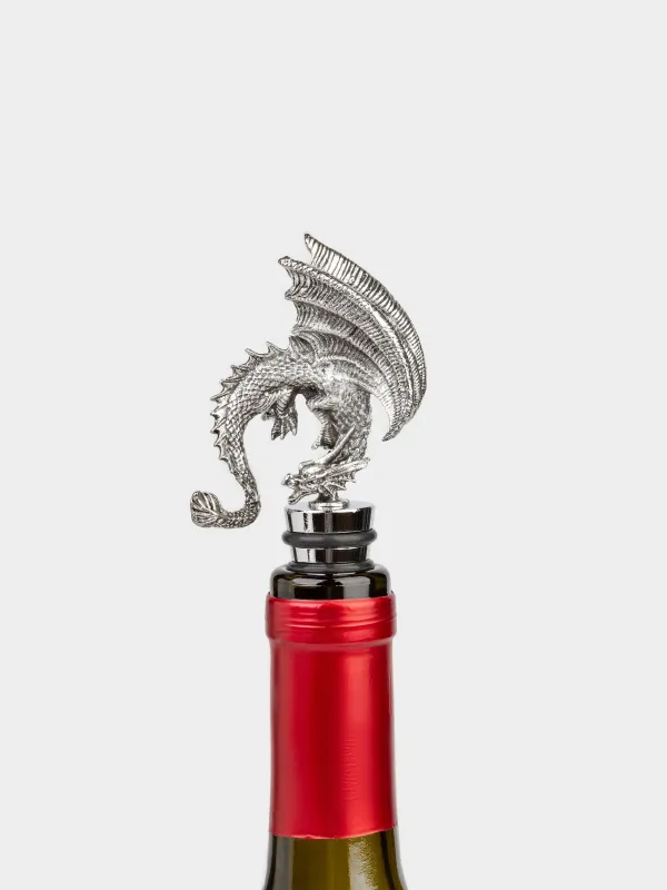 Пробка для винной бутылки, 12 см, металл, Dragon rainira, image-3