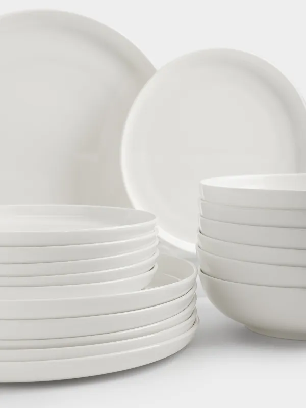 Сервиз обеденный, 6 перс, 18 пр, фарфор F, белый, Ideal white, image-2