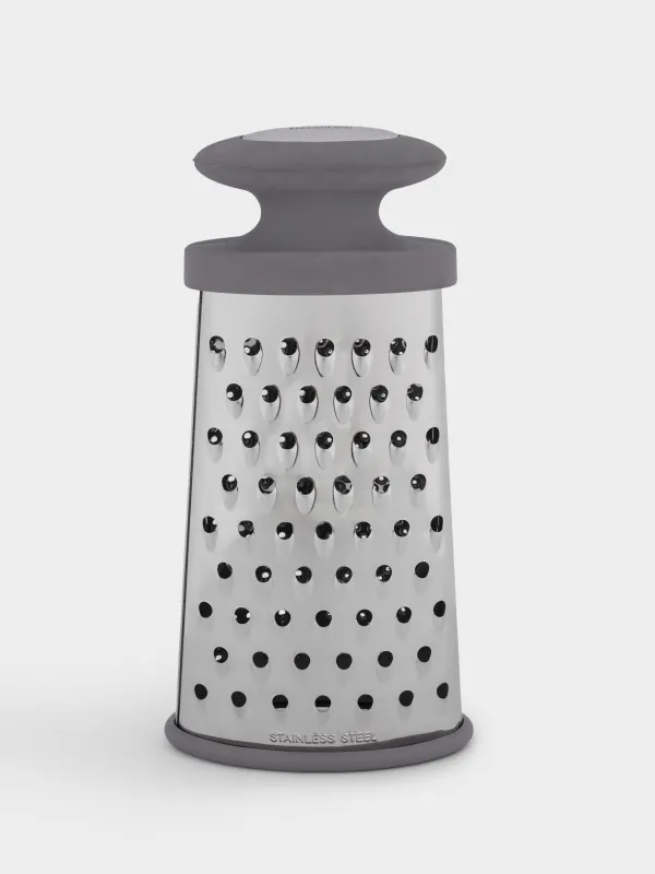 Терка, 23 см, двухгранная, сталь/пластик, серая, Thin, image-0