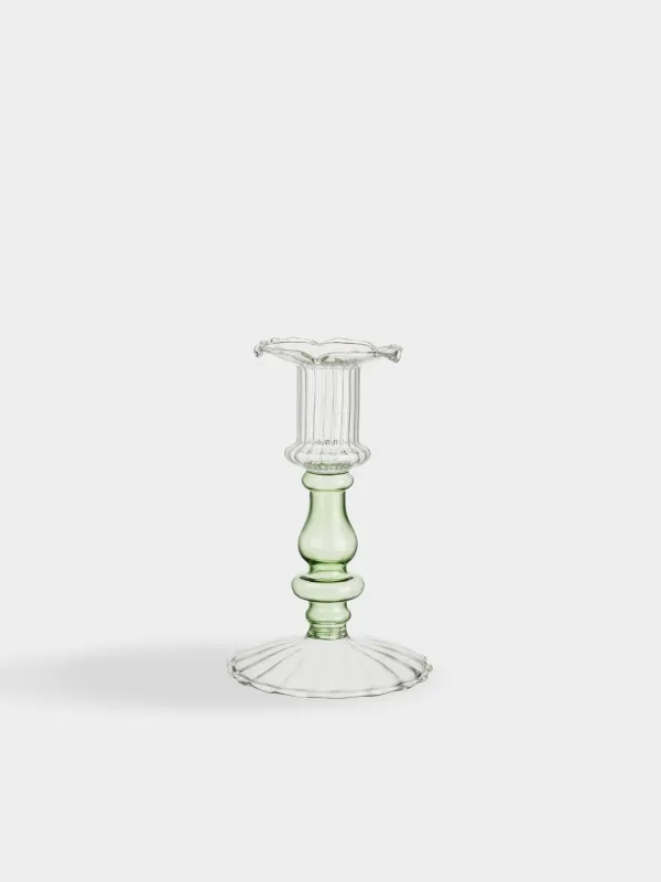 Подсвечник, 15 см, для тонкой свечи, Clear color, image-0