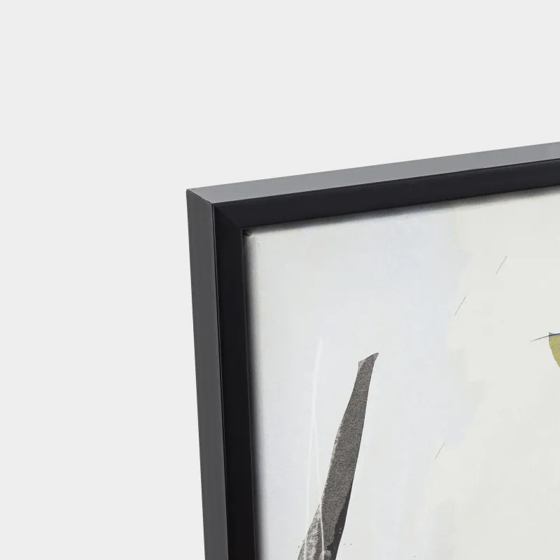 Картина в раме, 80х120 см, холст, коричнево-черная, Абстракция, Abstract, image-2