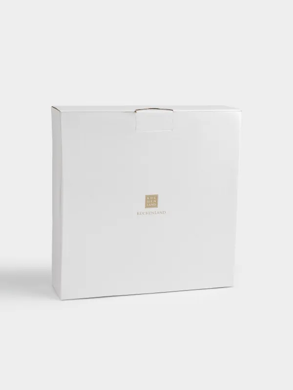 Блюдо, 24х6 см, с бортами, фарфор F, белое, Лошадка и еловые ветви, Christmas miracle classic, image-6