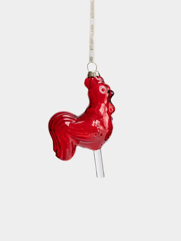 Игрушка елочная, 8 см, Петушок, Figure christmas, image-1