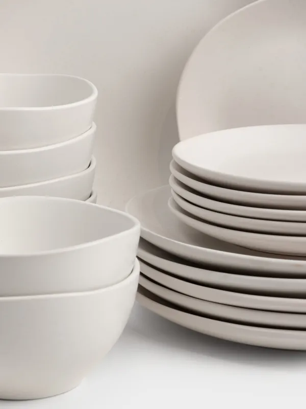 Сервиз обеденный, 6 перс, каменная керамика, Devli, image-3