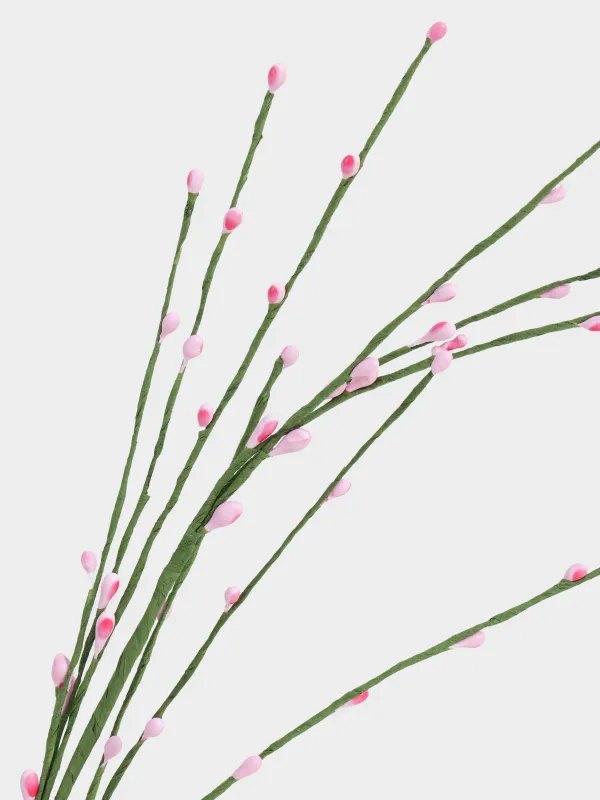 Ветка декоративная, 70 см, пластик, Розовые ягоды, Willow decor, image-2