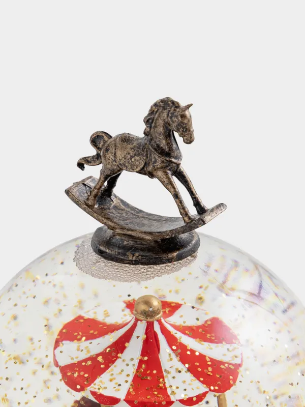 Снежный фонарь, 20 см, пластик, Bronze style, image-3