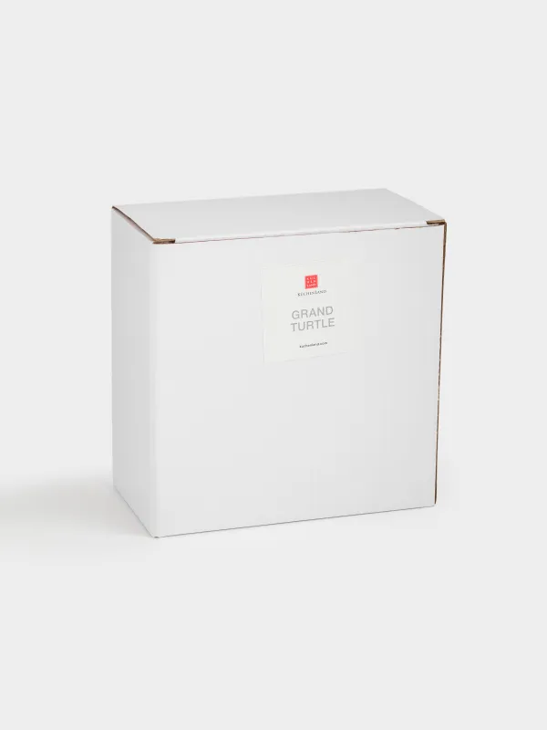 Салатник, с декором, 15х6 см, 400 мл, керамика, молочно-коричневый, в крапинку, Черепаха, Grand turtle, image-4