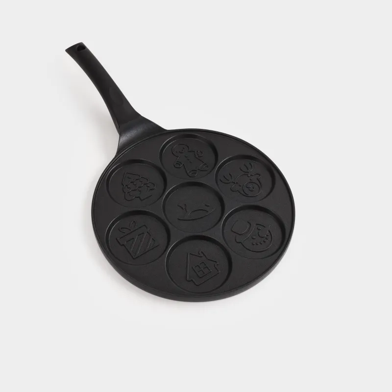 Сковорода для яиц и оладий, 26 см, 7 отд, с покрытием, алюминий, Новогодние атрибуты, Action, image-2