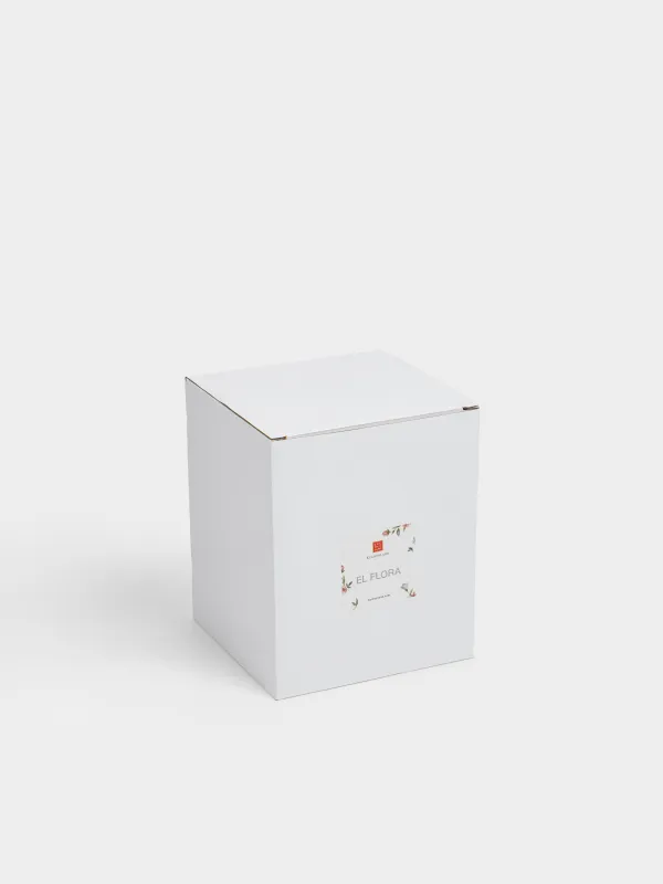 Подставка для кухонных принадлежностей, 16 см, керамика D, молочная, Нежные цветы, El flora, image-5