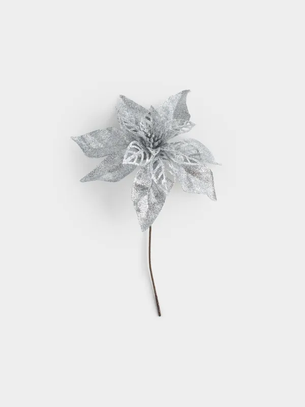 Украшение декоративное, 22 см, Пуансеттия, Flower decor, image-0