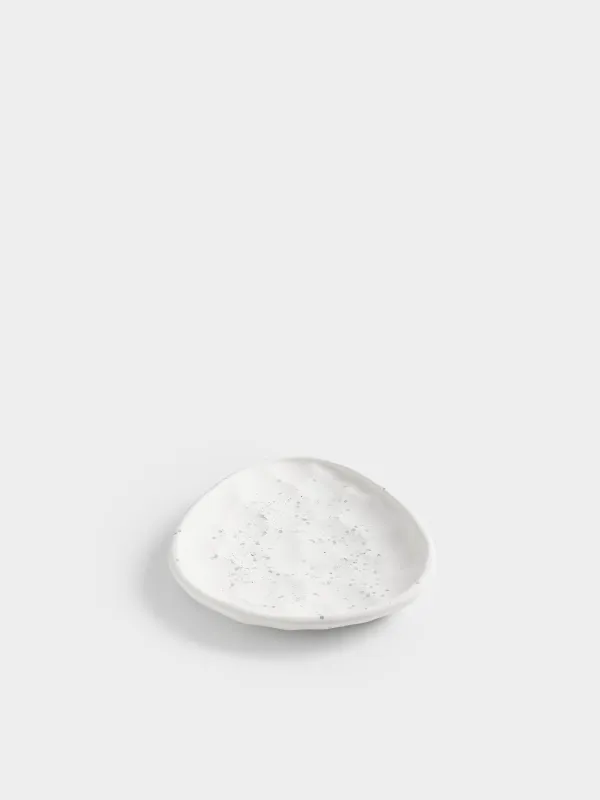 Блюдо декоративное, 21х16 см, Мятый эффект, Antic silver, image-1