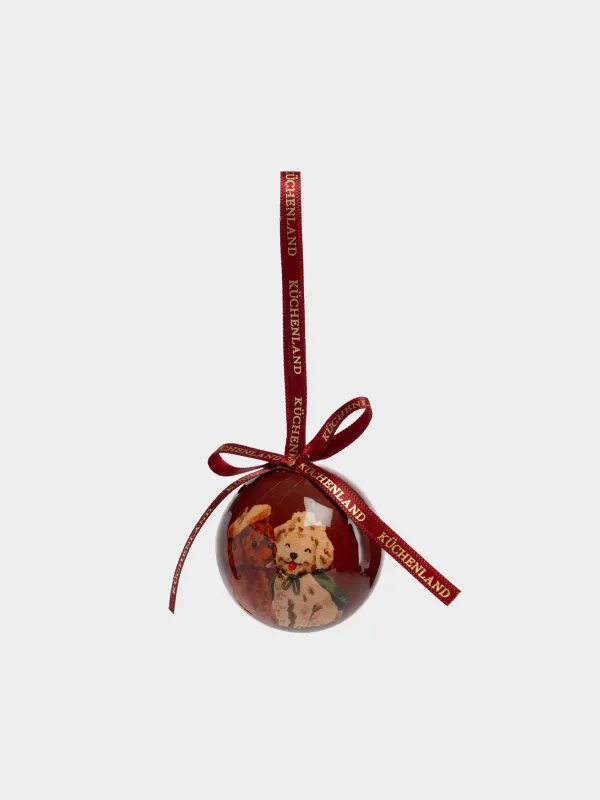 Игрушка елочная, 5 см, Шар, Мальтипу, Ball print, image-0