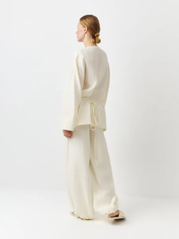 Брюки женские, домашние, молочные, Allison, image-3