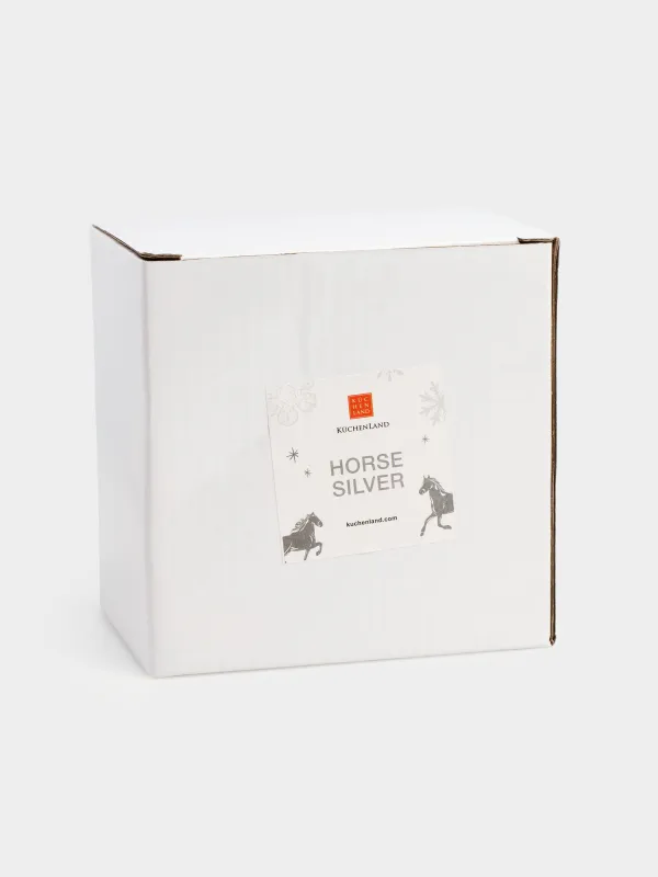 Копилка, 12 см, фарфор, Horse silver, image-5