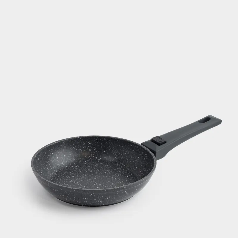 Сковорода, 20 см, съемная ручка, с покрытием, алюминий, Scandia