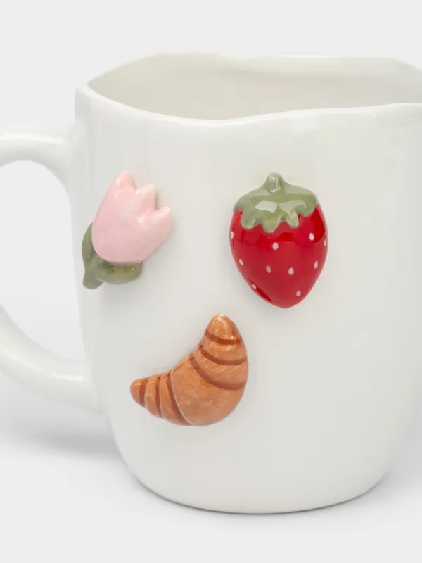 Кружка, 400 мл, с магнитами, керамика D, белая, Маленькие радости, Magnet joy, image-2