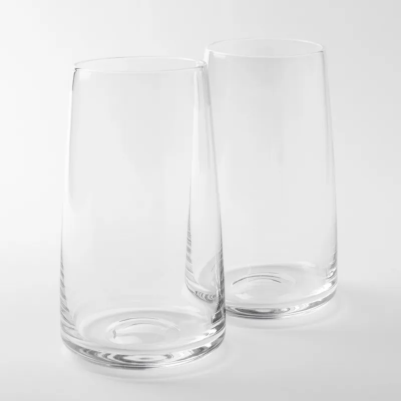 Стакан, 15 см, 550 мл, 2 шт, кристальное стекло, Lienza