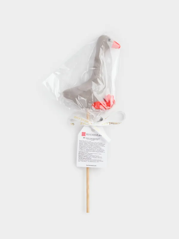 Леденец, 40 гр, на палочке, серый, Гусь, Goose, image-5