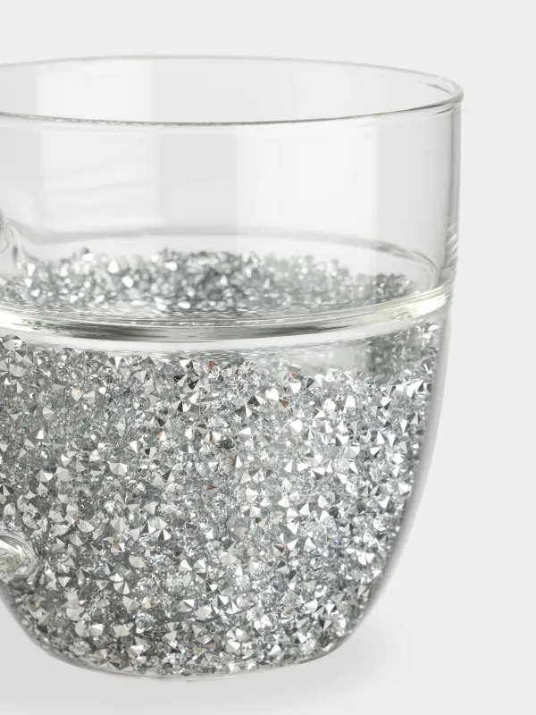 Кружка, 300 мл, с серебристыми кристаллами, Favor crystal, image-2