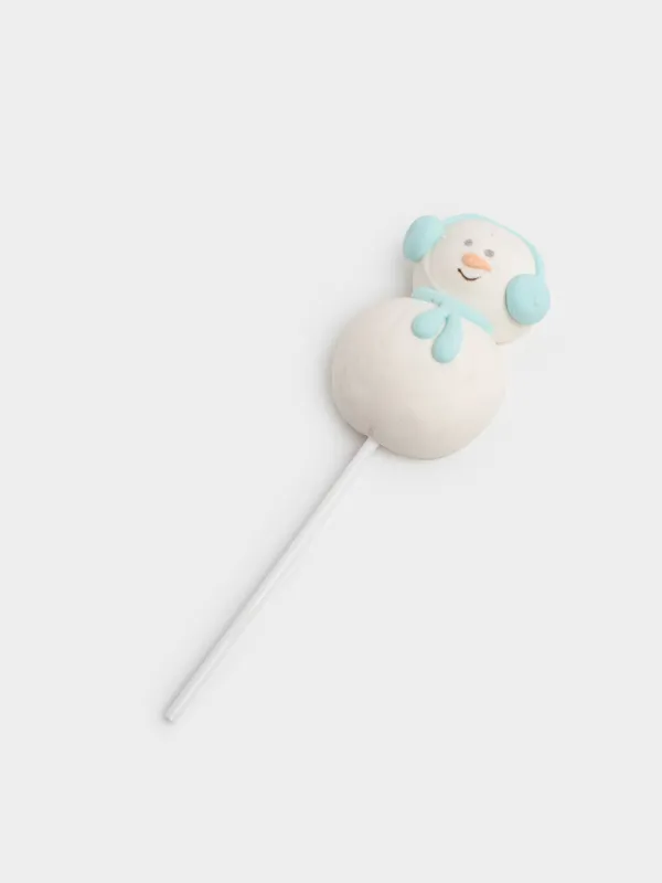 Маршмеллоу, 17 гр, на палочке, белое, Ваниль, Снеговик, Sweet life, image-2