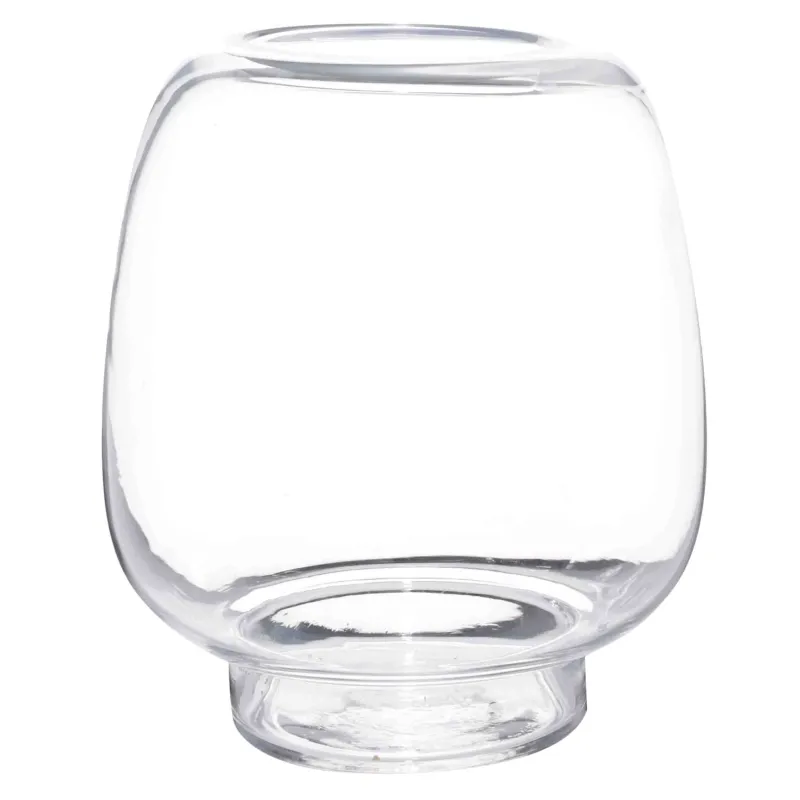 Ваза для цветов, 23 см, стекло, Clear, image-0