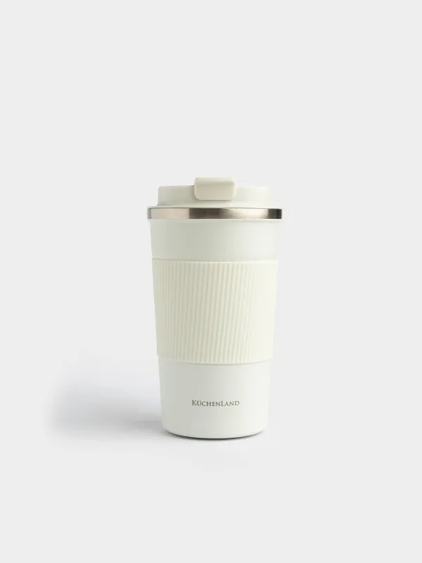 Термокружка, 450 мл, с зарфом, Coffee life, image-1