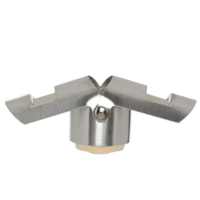 Пробка для бутылки шампанского, 6 см, металл, серебристая, Bar, image-1